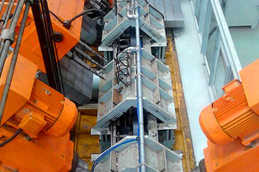 片式標(biāo)準(zhǔn)節(jié)自動(dòng)加工生產(chǎn)線