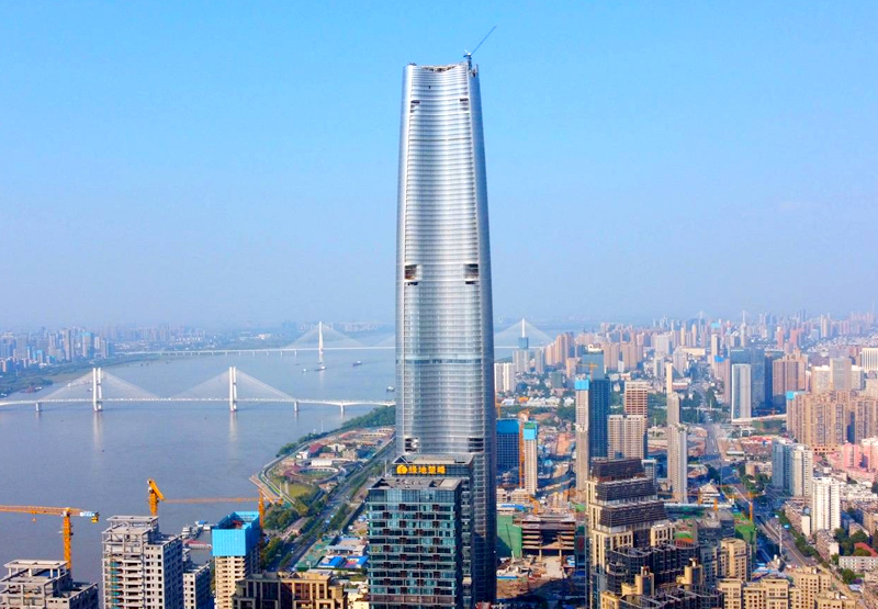 武漢綠地中心（636米）