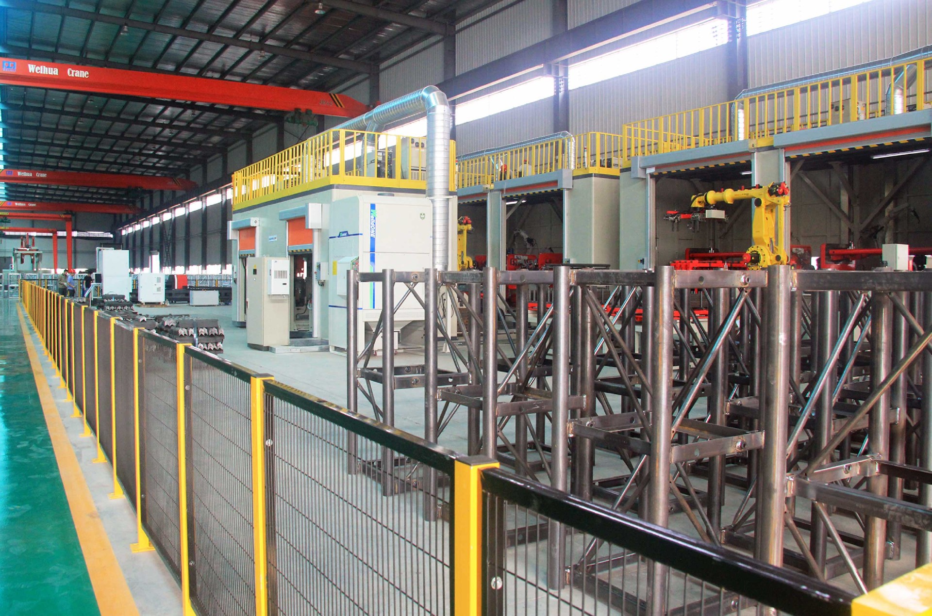 升降機(jī)標(biāo)準(zhǔn)節(jié)智能生產(chǎn)線